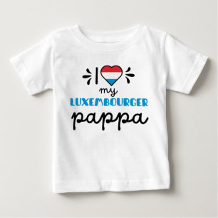 Jag Kärlek Min luxemburgska pappa söt T Shirt