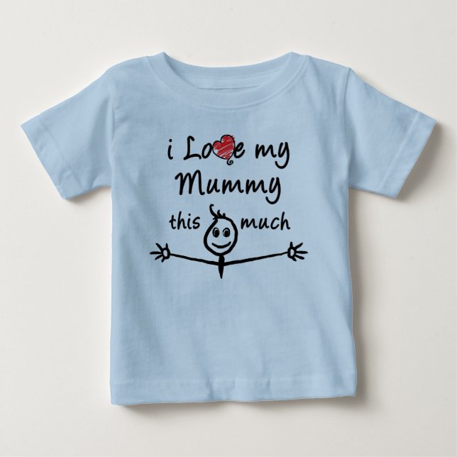 Jag kärlek min mamma! tee (Framsida)
