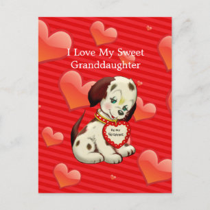 Jag kärlek min mordotter, Valentine önskemål Helg Vykort