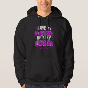 Jag Kärlek min pastor Hes min Make-pastor frufrufr Hoodie