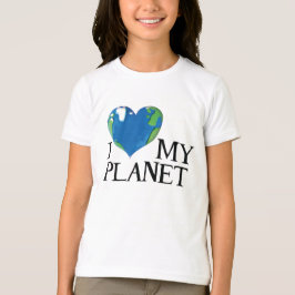 Jag kärlek min planetskjorta. tröja