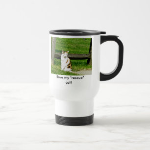 Jag kärlek min "rädding"-katt! Resemugg