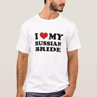 Jag kärlek min ryska brud T-Shirt! <3 T Shirt