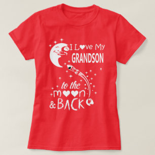 Jag kärlek min sonson till måne och tillbaka t shirt