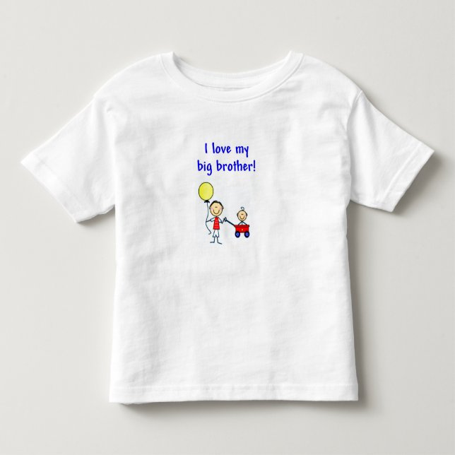 Jag kärlek min storebror! tee (Framsida)