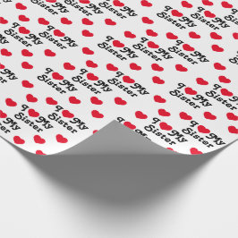 Jag kärlek min syster presentpapper