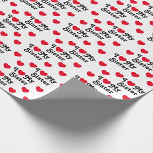 Jag kärlek min syster presentpapper