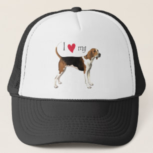 Jag Kärlek min Treeing Walker Truckerkeps