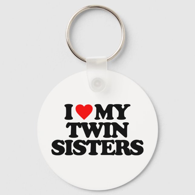 JAG KÄRLEK MIN TWIN SISTERS NYCKELRING (Framsida)