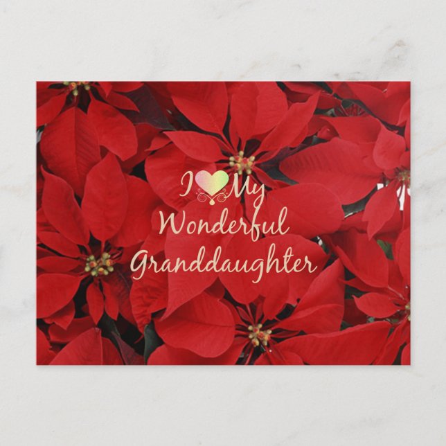 Jag Kärlek Min underbara mordotter, jul Vykort (Framsida)