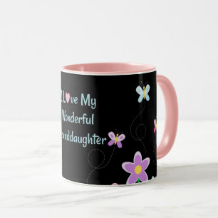 Jag Kärlek Min underbara mordotter, söt design Mugg