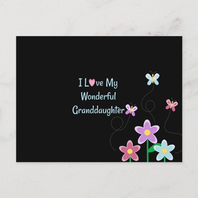 Jag Kärlek Min underbara mordotter Vykort (Framsida)