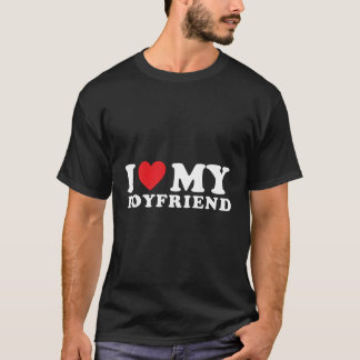 Jag Kärlek min vän i han min vän Bf T Shirt