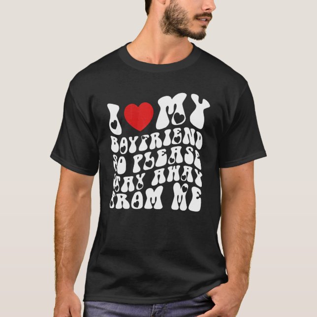 Jag Kärlek min vän, så håll dig borta från mig 2 T Shirt (Framsida)