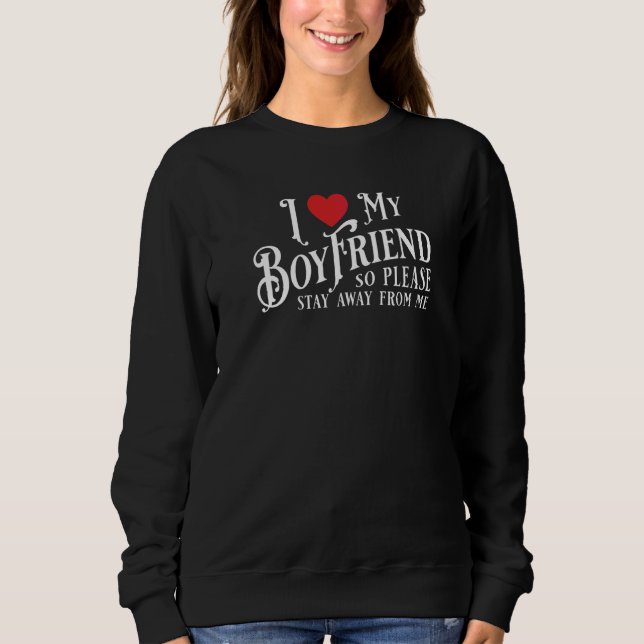 Jag Kärlek min vän, så håll dig borta från mig 3 T Shirt (Framsida)