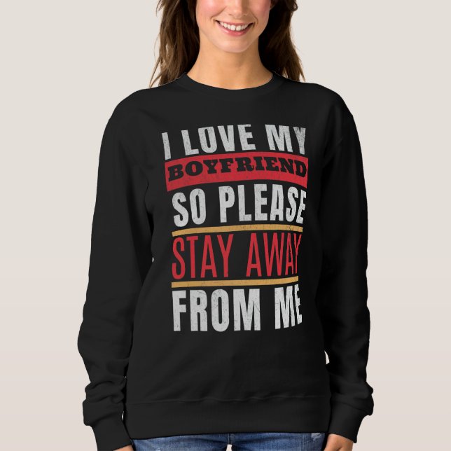 Jag Kärlek min vän, så håll dig borta från mig B T Shirt (Framsida)