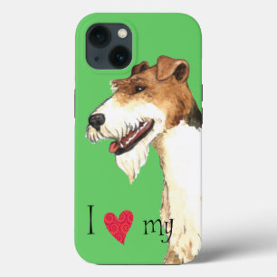 Jag Kärlek min Wire Fox Terrier