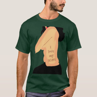 Jag kärlek mina ärr t shirt
