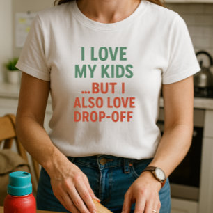 Jag Kärlek mina barn. Men även jag Kärlek, förälde T Shirt