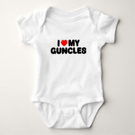 Jag Kärlek mina Guncles. Baby Bodykostym T Shirt
