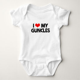 Jag Kärlek mina Guncles. Baby Bodykostym T Shirt