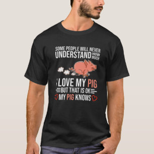 Jag Kärlek mitt Gris Grisar är min Domestic för T Shirt