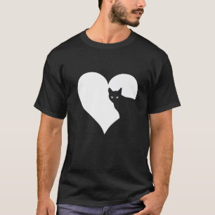 Jag Kärlek mitt hjärta slår mina katter. T Shirt
