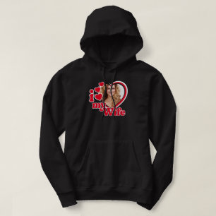 Jag Kärlek mitt hjärtefoto Hoodie