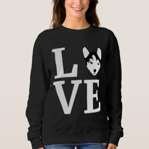 Jag Kärlek mitt husky Cute for Hundägare T Shirt