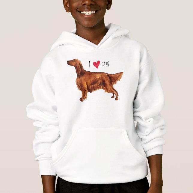 Jag Kärlek mitt irländska brev T-shirt (Framsida)