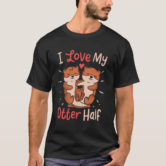 Jag Kärlek mitt örtars halvår för djurpungar T Shirt (Framsida)
