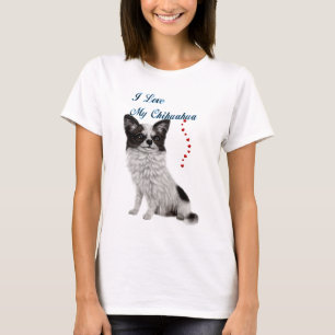 Jag Kärlek My Chihuahua. T-Shirt