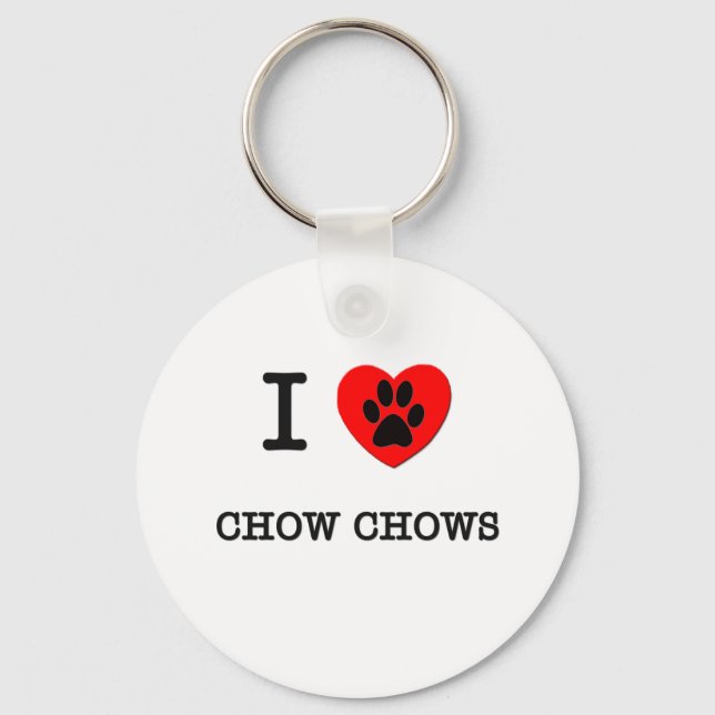 JAG KÄRLEK MY CHOW CHOWS NYCKELRING (Framsida)
