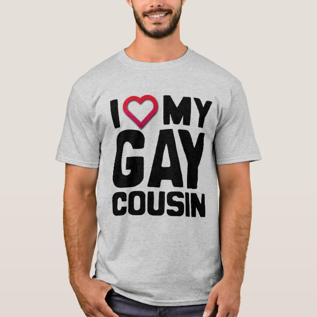 JAG KÄRLEK MY GAY COUSIN - T-SHIRT (Framsida)