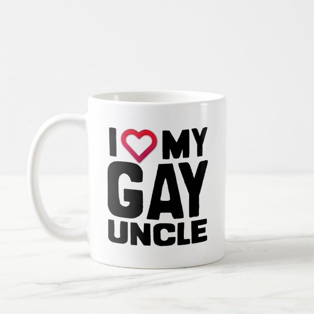 JAG KÄRLEK MY GAY UNCLE -.png Kaffemugg (Vänster)