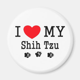 Jag Kärlek My Shih Tzu! Magnet