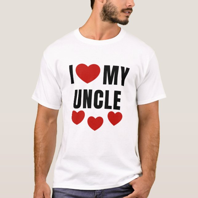 JAG KÄRLEK MY UNCLE T SHIRT (Framsida)