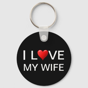 JAG KÄRLEK MY WIFE KEYCHAIN NYCKELRING
