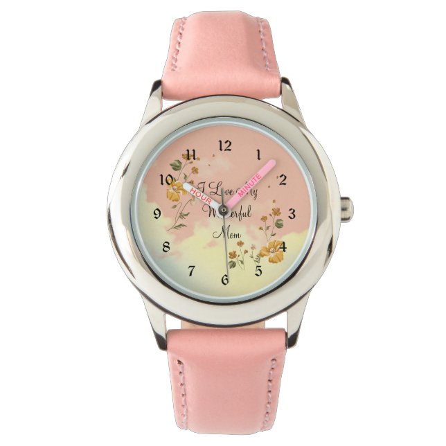 Jag Kärlek My Wonderful Mamma Armbandsur (Framsida)