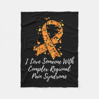 Jag Kärlek någon med Crps-medvetenhet Fleecefilt