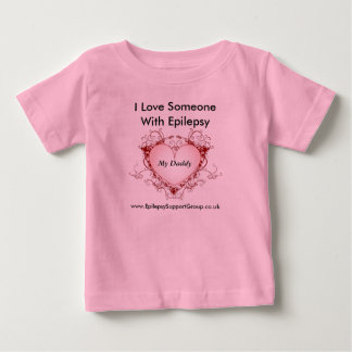 Jag kärlek någon med epilepsi - min pappa tee shirt