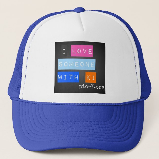 Jag kärlek någon med ki hat keps (Framsida)