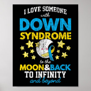 Jag Kärlek någon med nedsyndrom till Måne och Poster