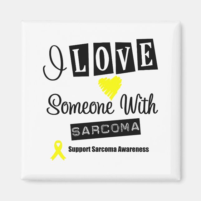 Jag Kärlek någon med Sarcoma Magnet (Framsidan)