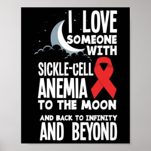 Jag Kärlek någon med sickle Cell Anemi Sickle Cell Poster