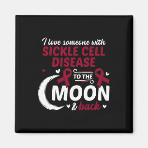 Jag Kärlek någon med sickle Cell Disease Cel Magnet