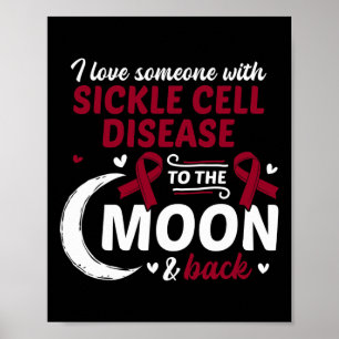Jag Kärlek någon med sickle Cell Disease Cel Poster