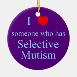 Jag Kärlek någon selektiv milis Julgransprydnad Keramik