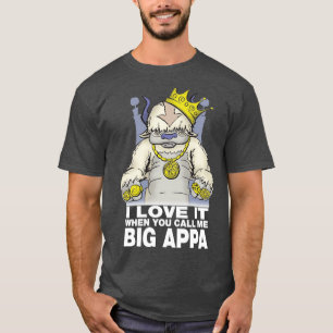 Jag Kärlek när du kallar mig "Big Appa Gift Hallow T Shirt