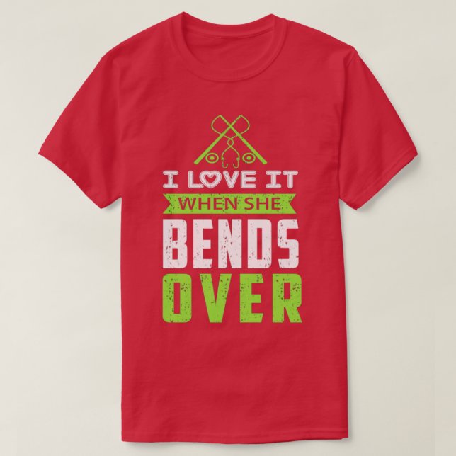 Jag Kärlek när hon böjer över 30 T Shirt (Design framsida)